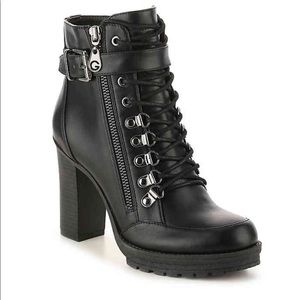 Guess Combat Heeled Boots